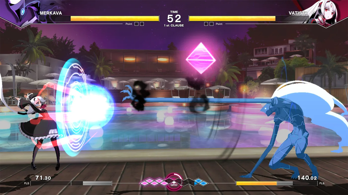 UNDER NIGHT IN-BIRTH II 系統畫面