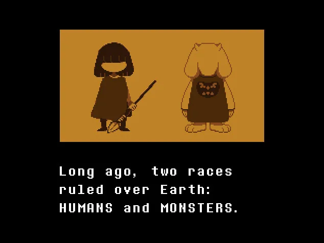 Undertale 戰鬥畫面與彈幕迴避