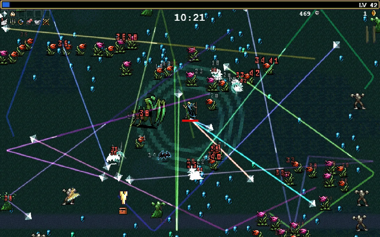 Vampire Survivors 怪海與清屏
