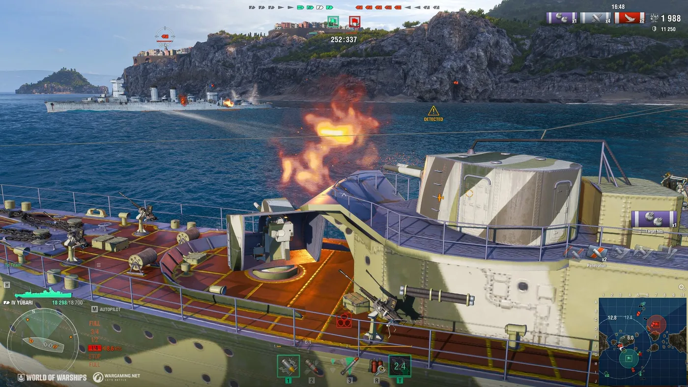World of Warships 艦隊推進