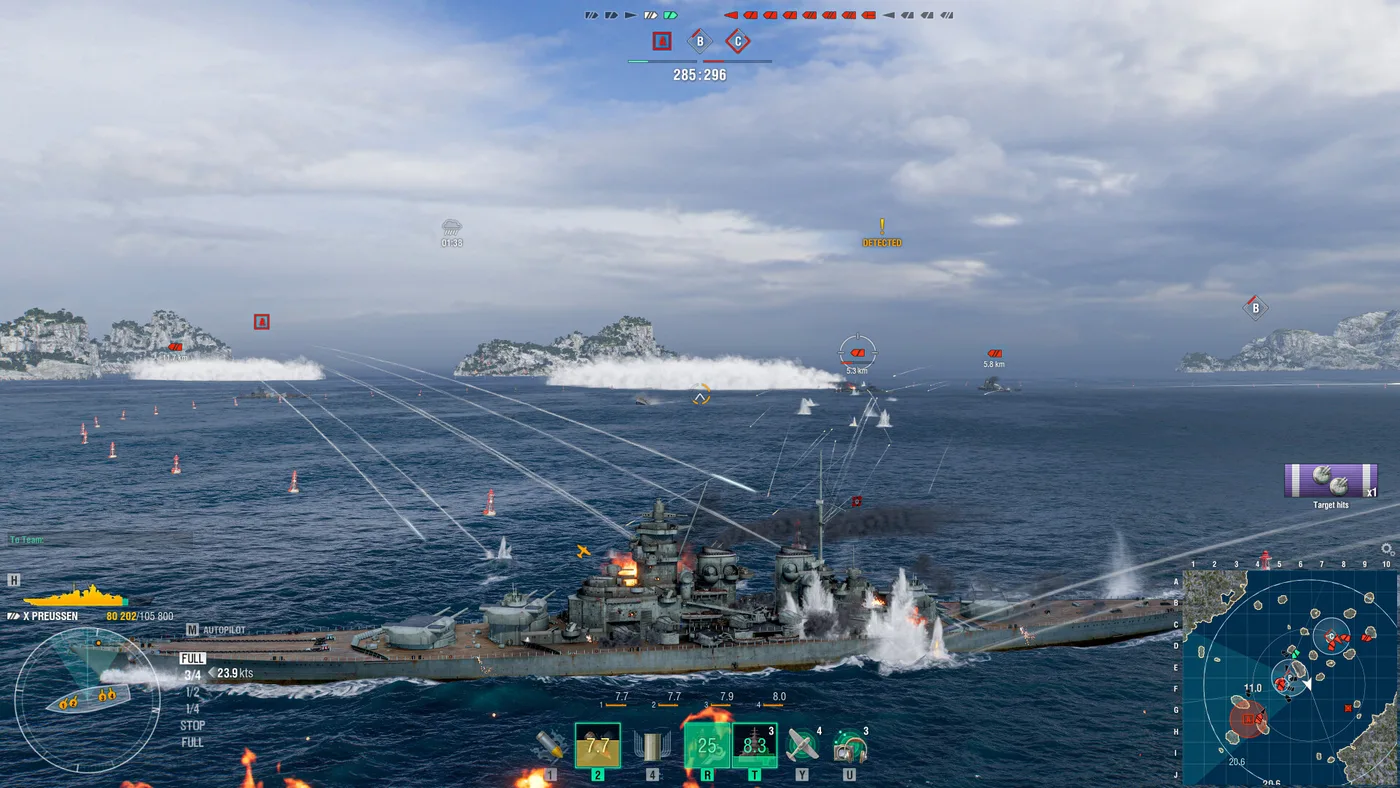 World of Warships 艦艇戰鬥
