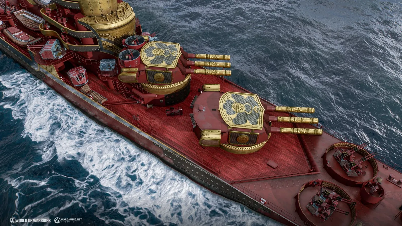 World of Warships 大型艦隊交火