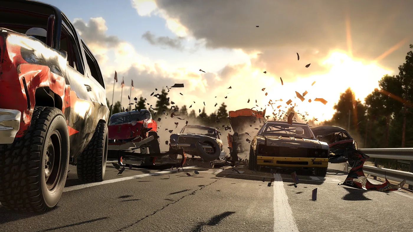 Wreckfest 賽事畫面