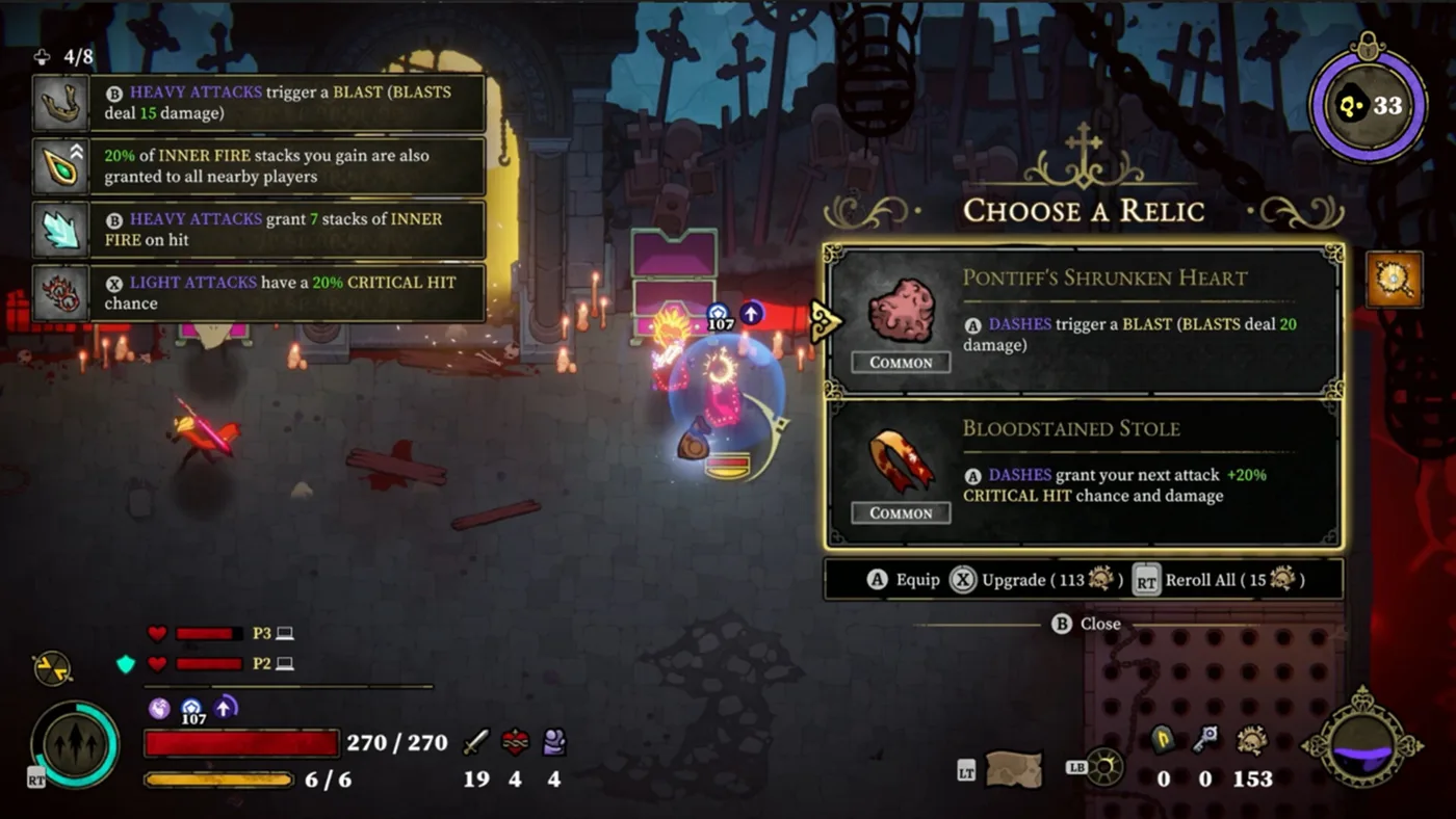 33 Immortals boss 戰畫面