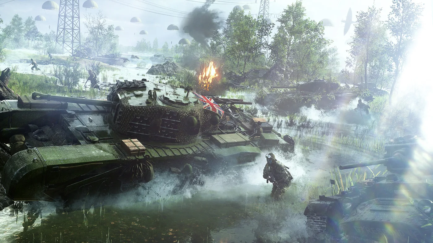 Battlefield V 多人戰場場面
