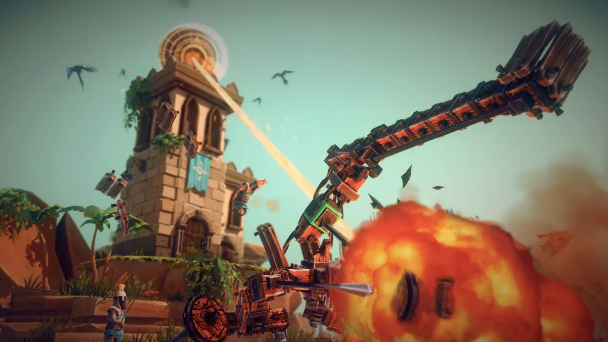 Besiege 沙盒測試與飛行機械