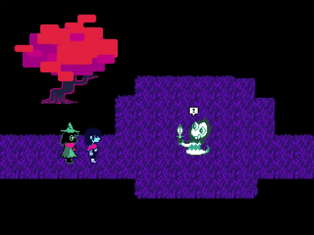 DELTARUNE 角色對話場景