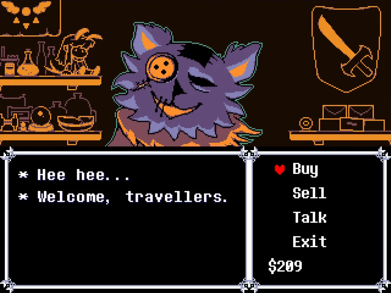 DELTARUNE 探索場景