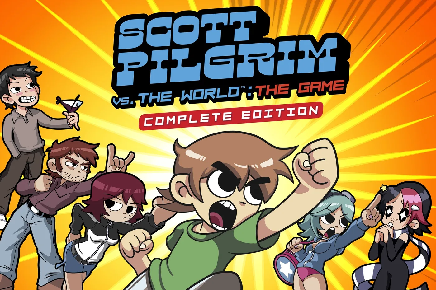 Scott Pilgrim vs. The World: The Game key art