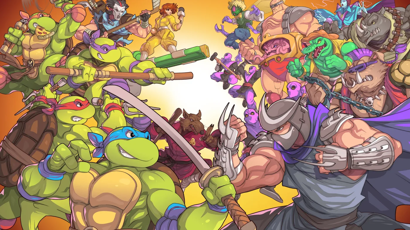 Teenage Mutant Ninja Turtles: Shredder’s Revenge key art
