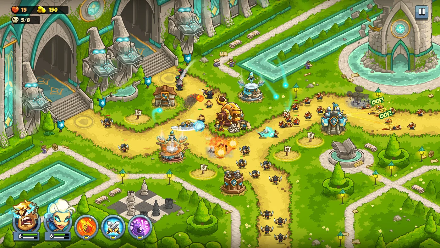 Kingdom Rush 6: Genesis 戰場畫面