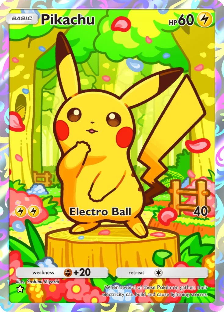 Everyday Wonders Pikachu 卡面