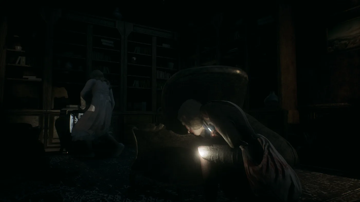 Remothered: Tormented Fathers 室內潛行場景