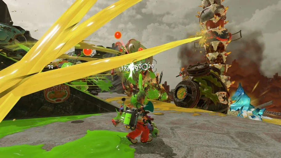 Splatoon Raiders 戰鬥畫面