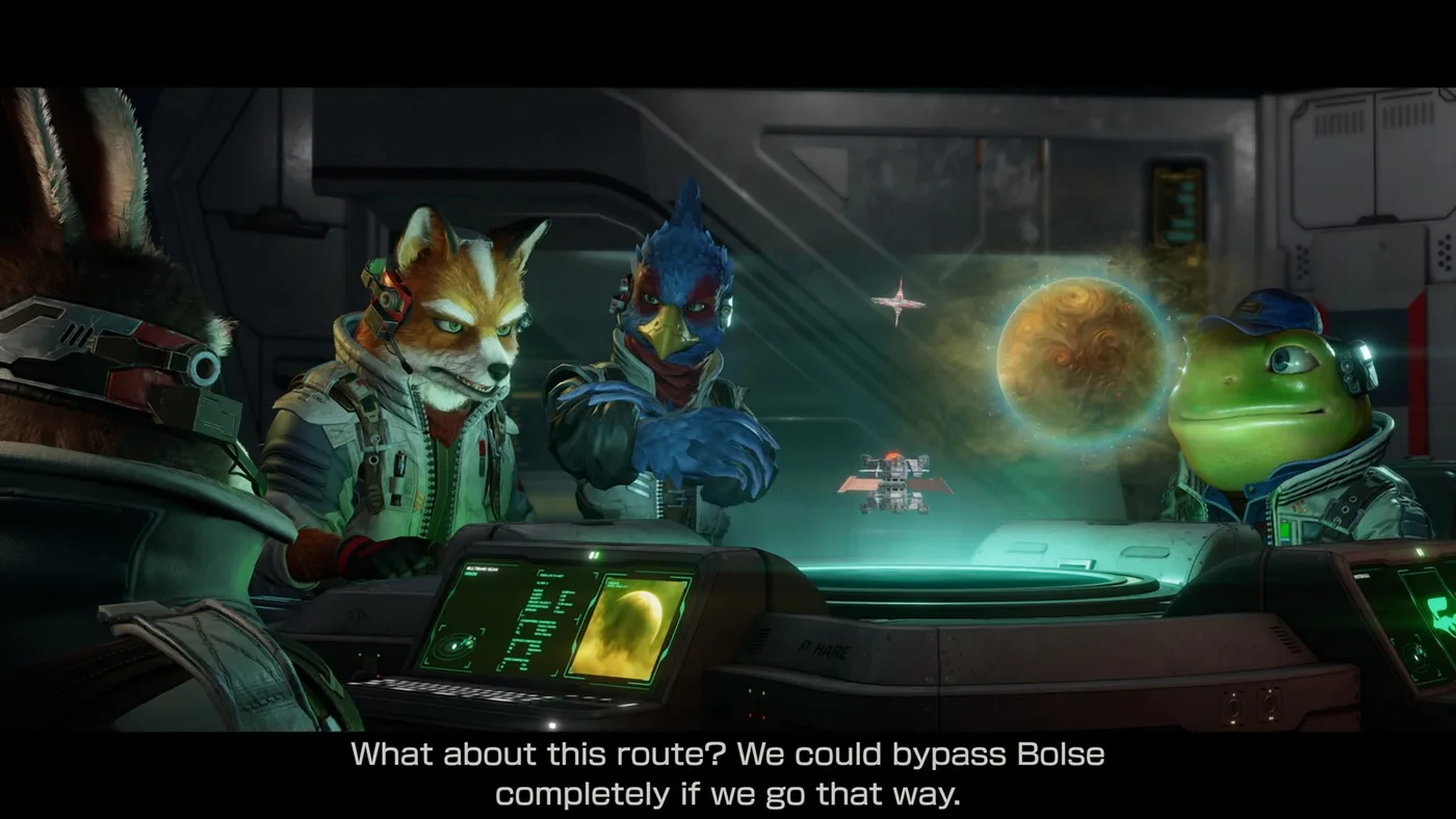 Star Fox Switch 2 多人對戰畫面