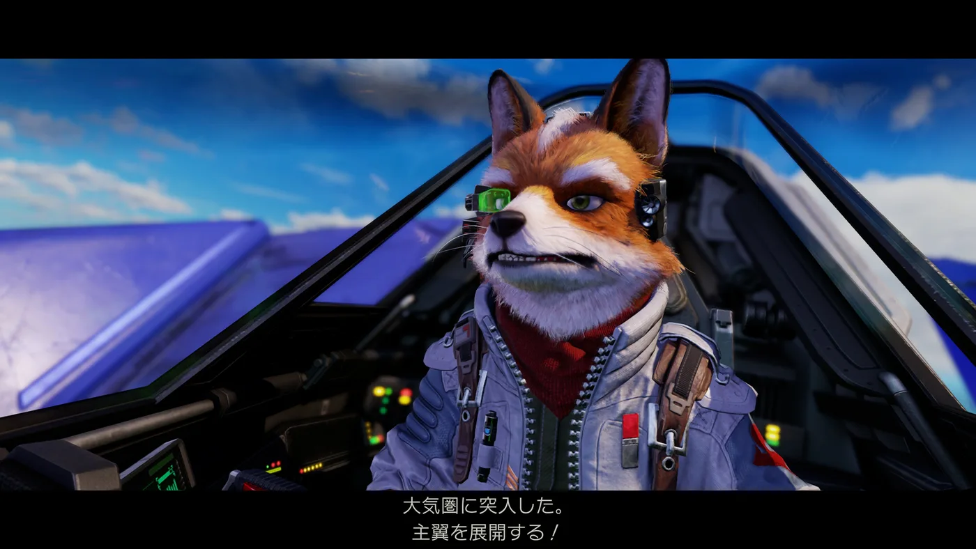 Star Fox Switch 2 空戰畫面