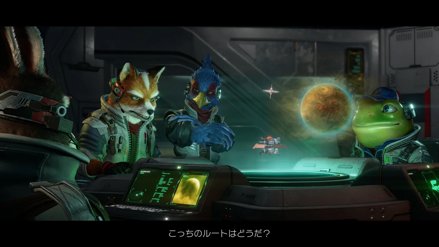 Star Fox Switch 2 多人對戰畫面