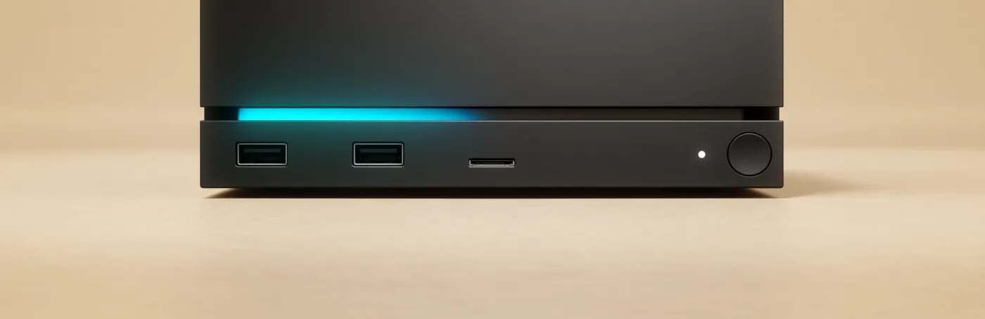 Steam Machine 前置連接埠近鏡