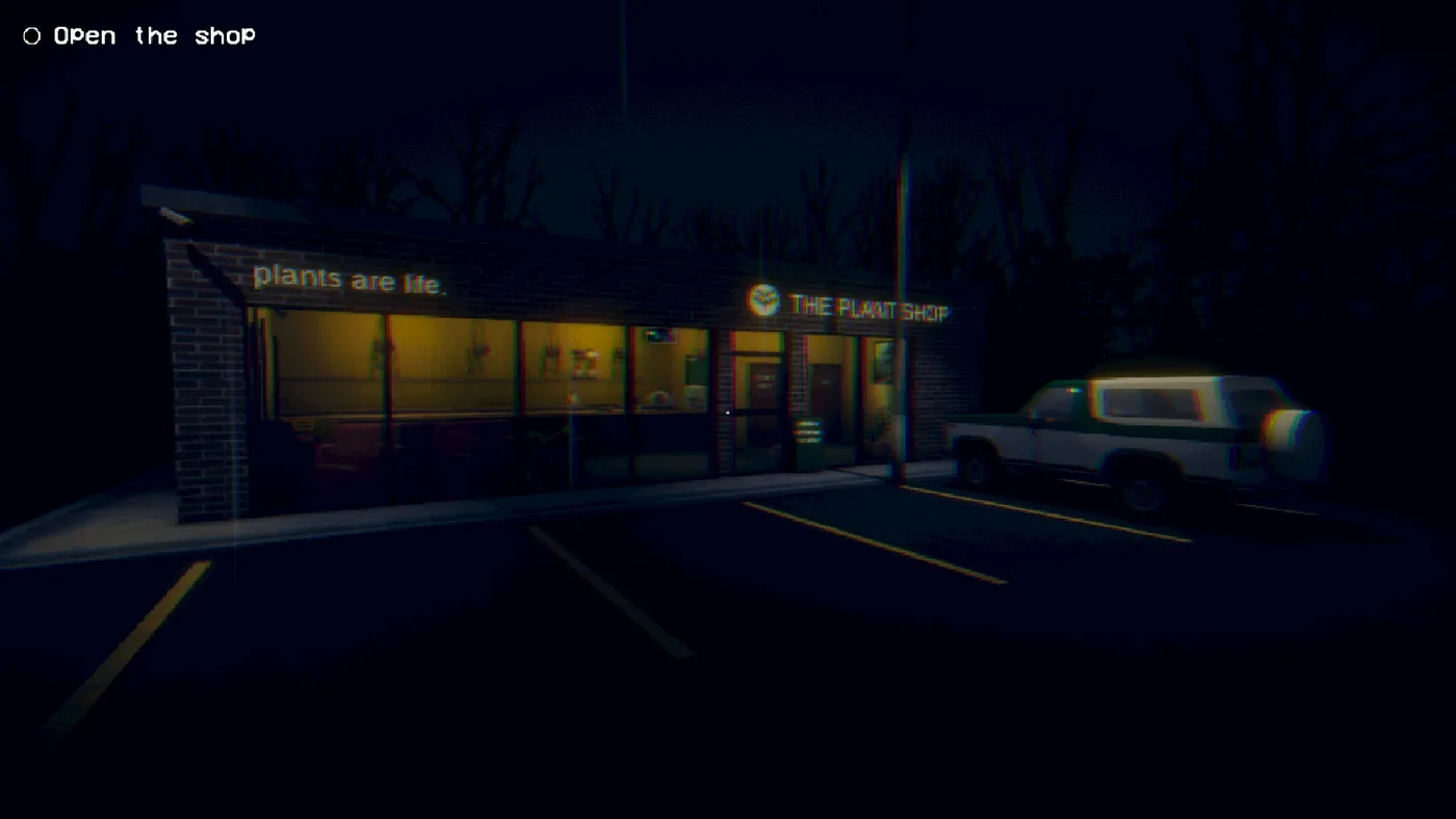 The Plant Shop 的深夜植物店畫面