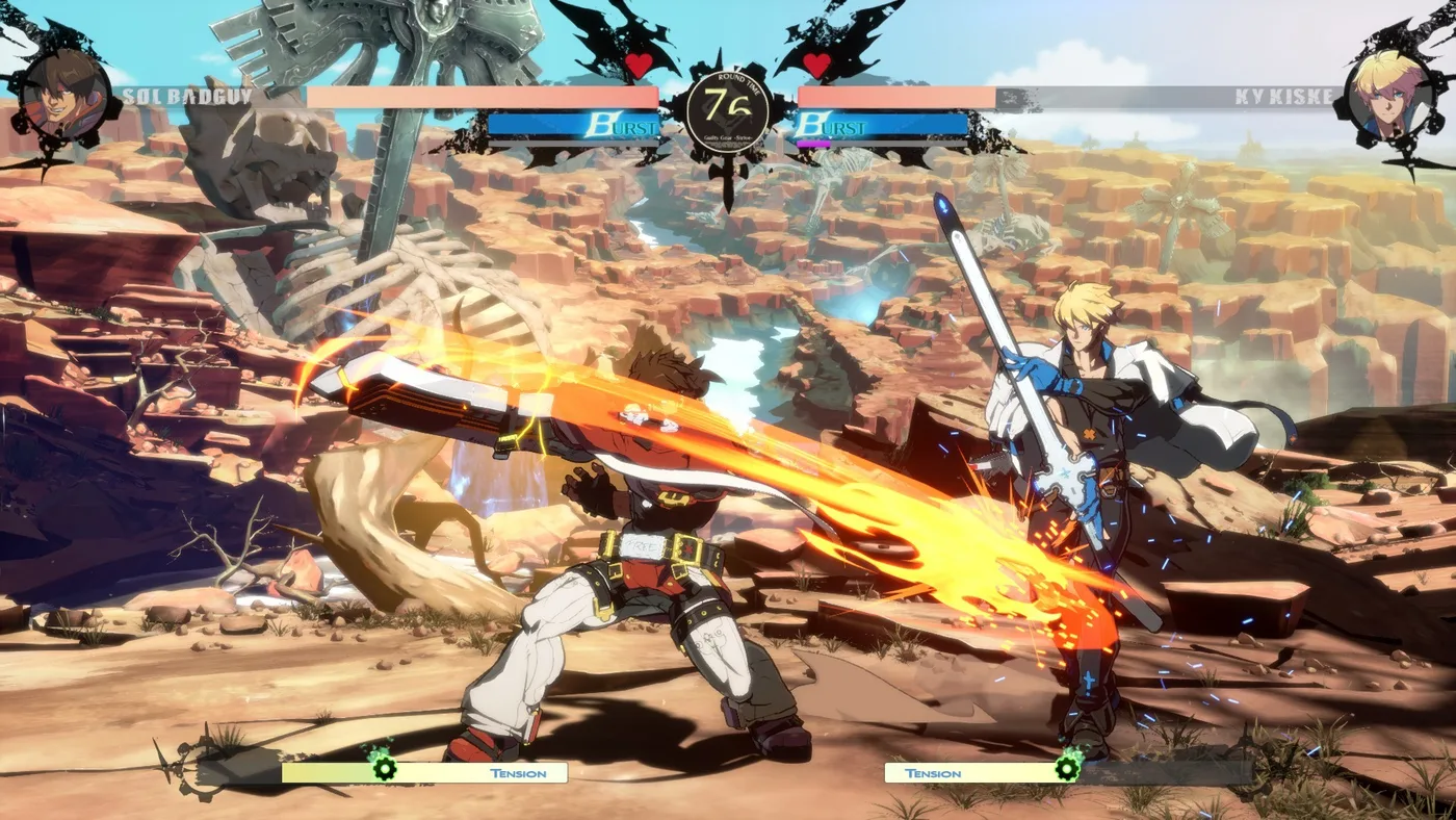 GUILTY GEAR -STRIVE- 對戰畫面