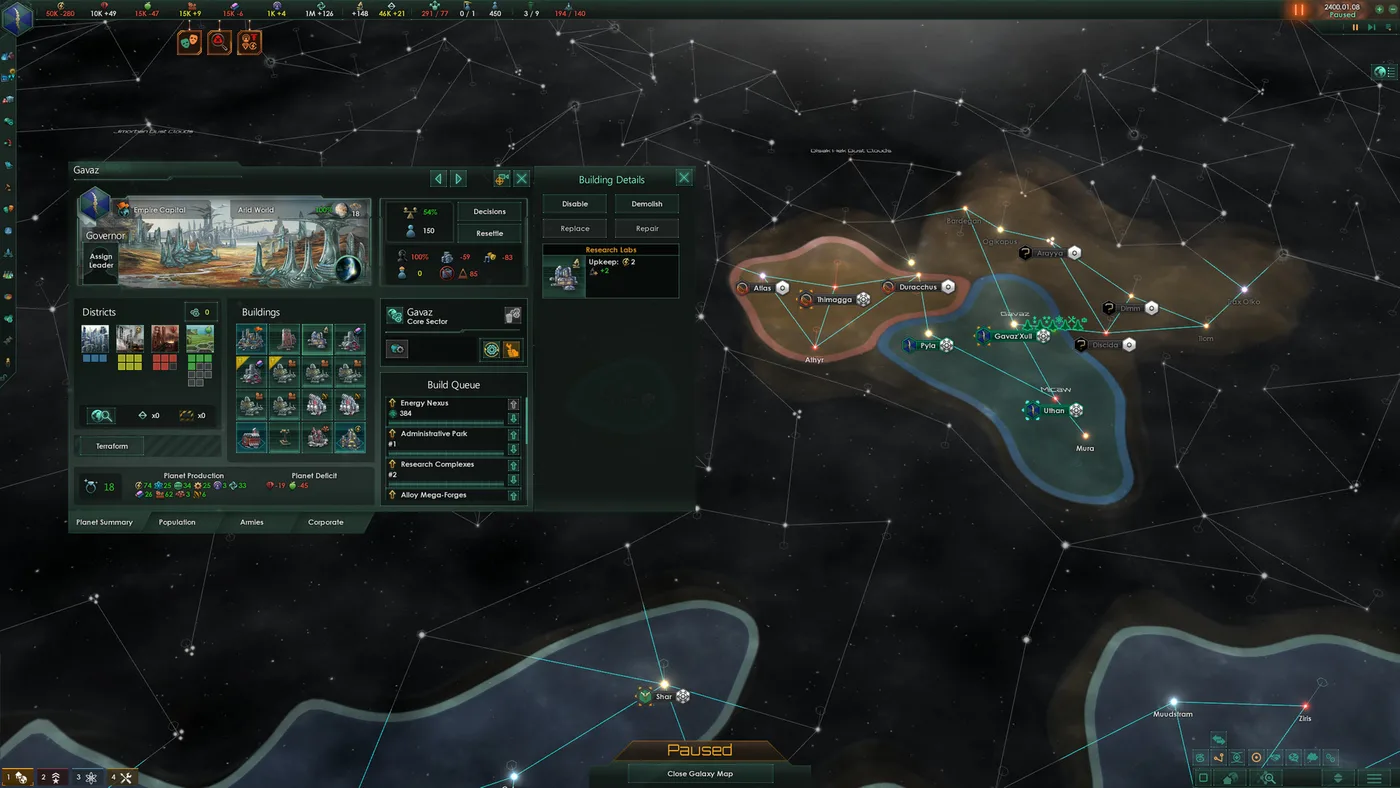 Stellaris 太空帝國地圖