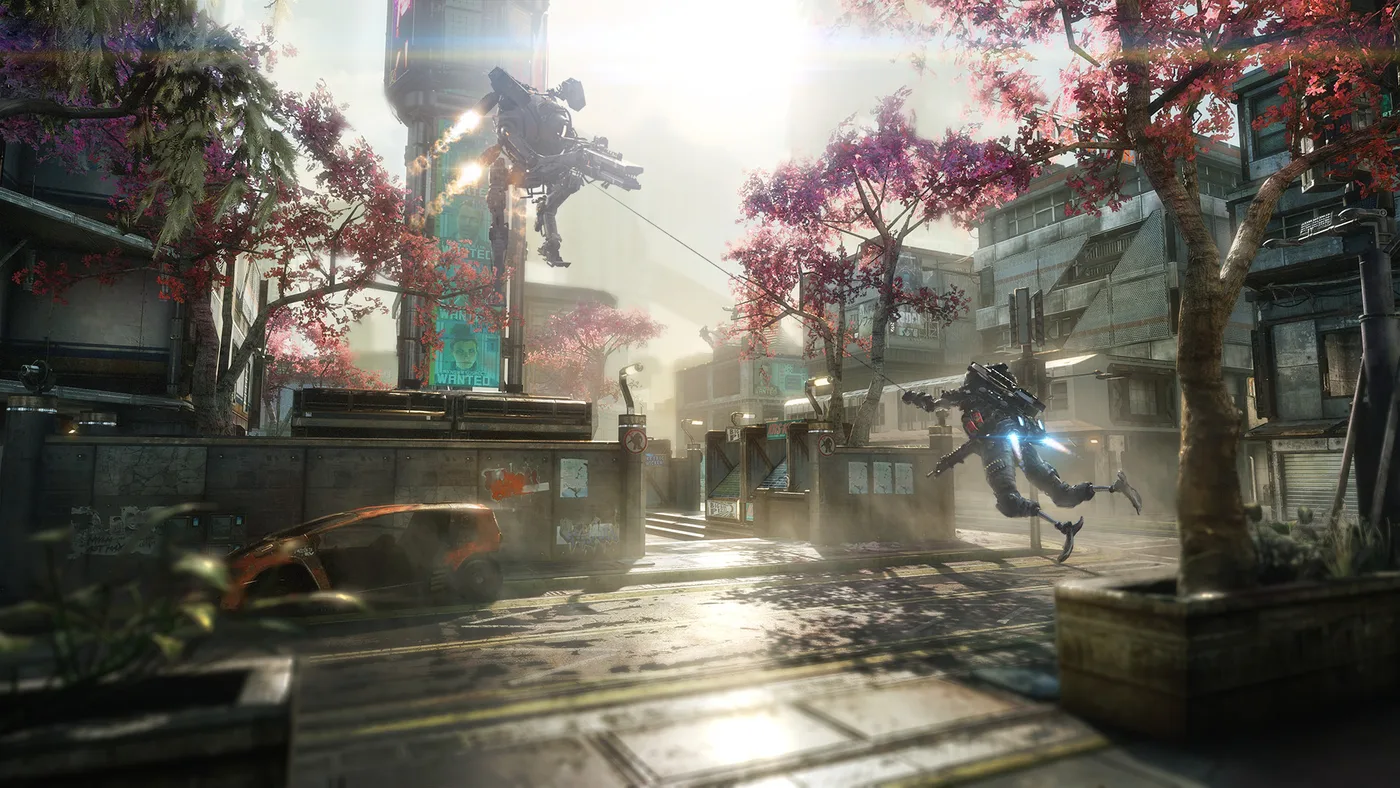 Titanfall 2 高速槍戰畫面