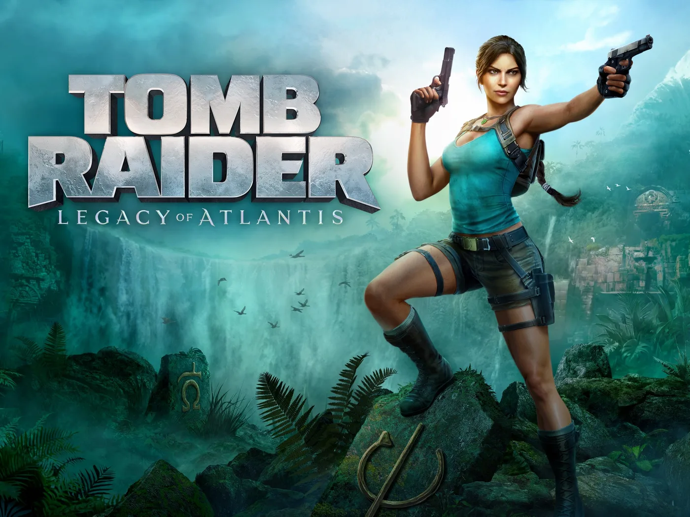 Lara Croft 在重構版場景中探索