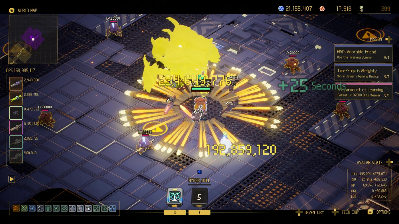 Ascend to ZERO 戰鬥與時間停止畫面