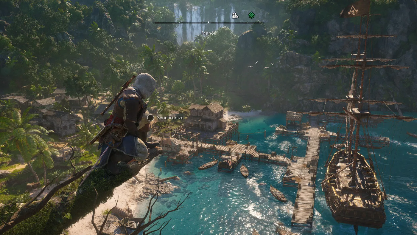 Assassin's Creed Black Flag Resynced 海戰畫面