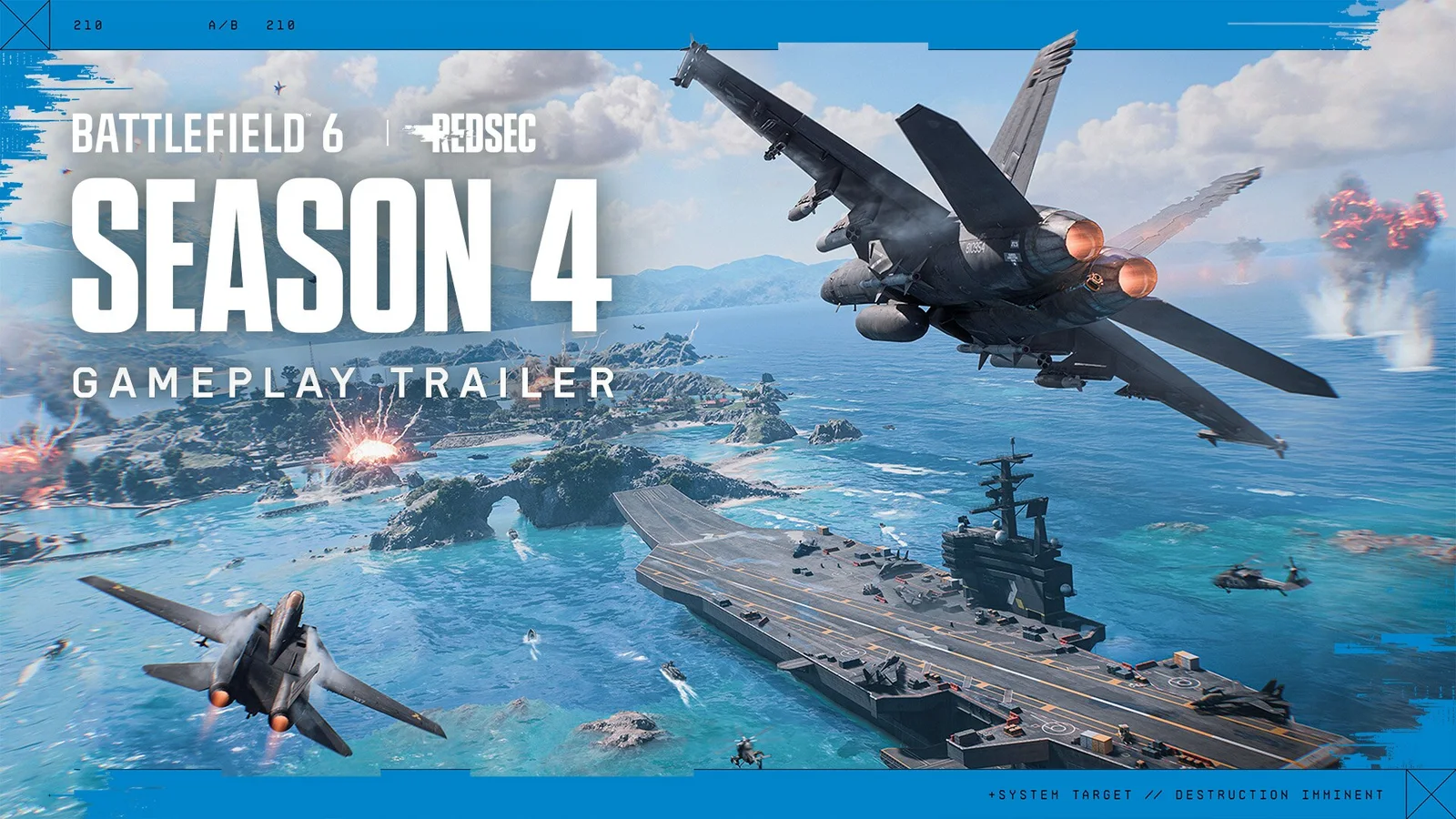 Battlefield 6 Season 4 7月21日開戰:海戰、雙座戰機、Wake Island 幾時到?