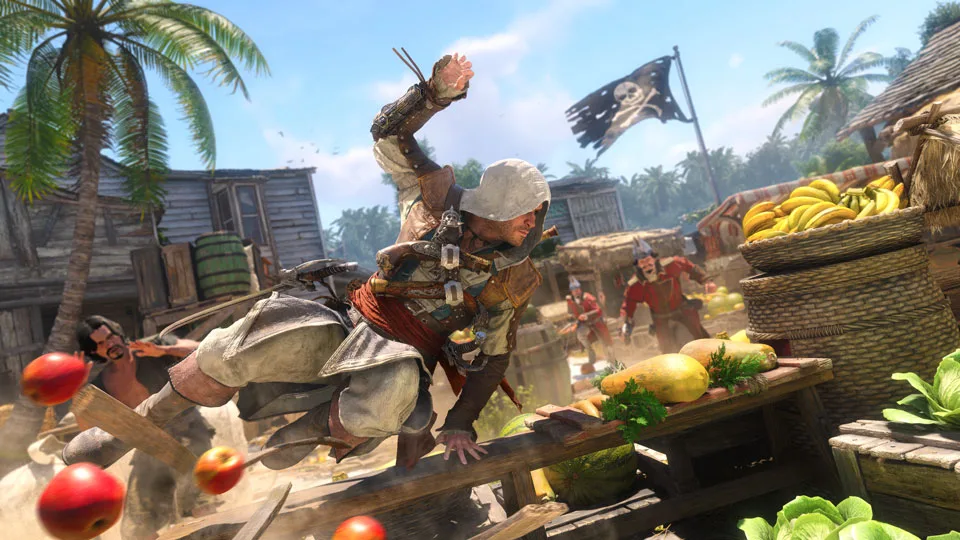 Black Flag Resynced 跑牆與屋頂移動畫面