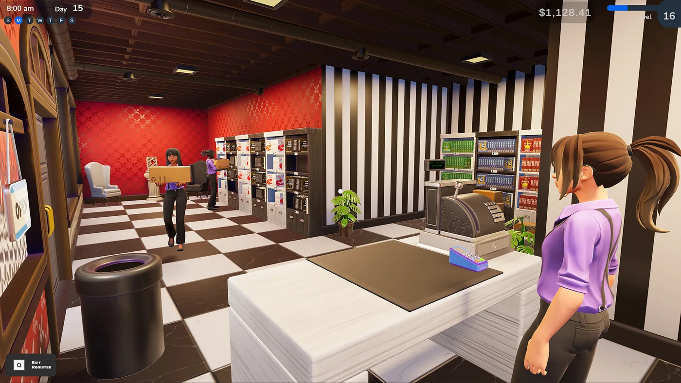 Bookshop Simulator 補貨與店內陳列