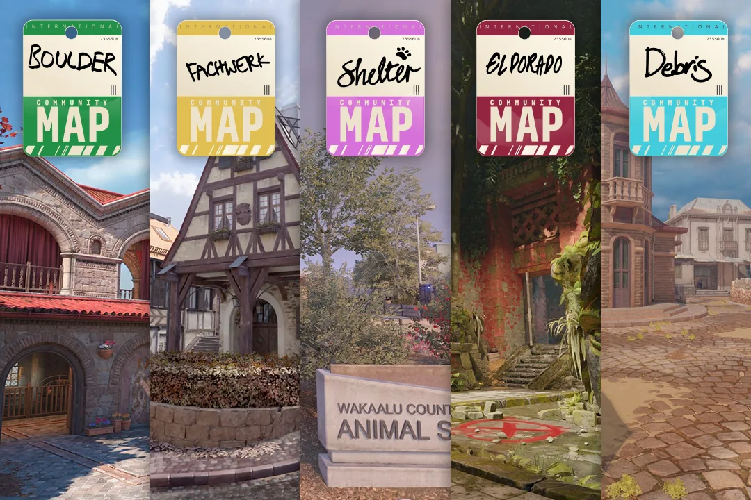 CS2 Season 5 community maps 官方圖