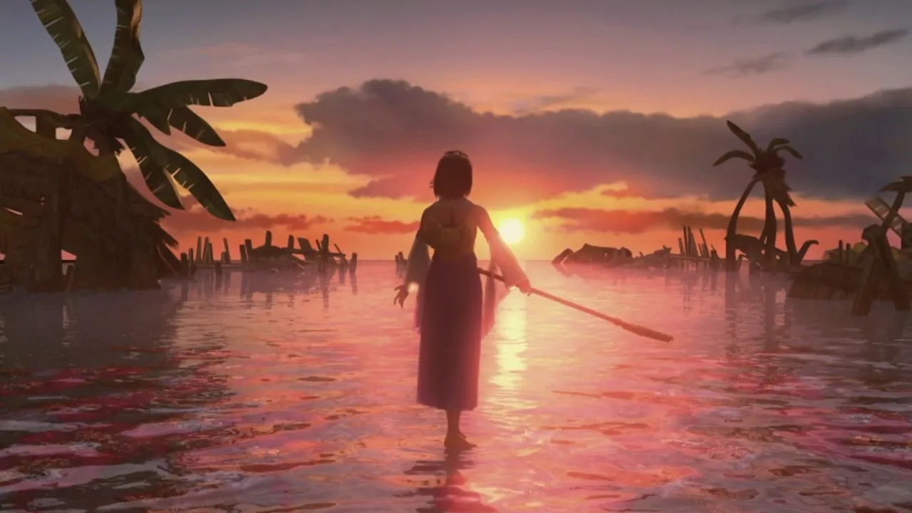Final Fantasy X-2 戰鬥畫面