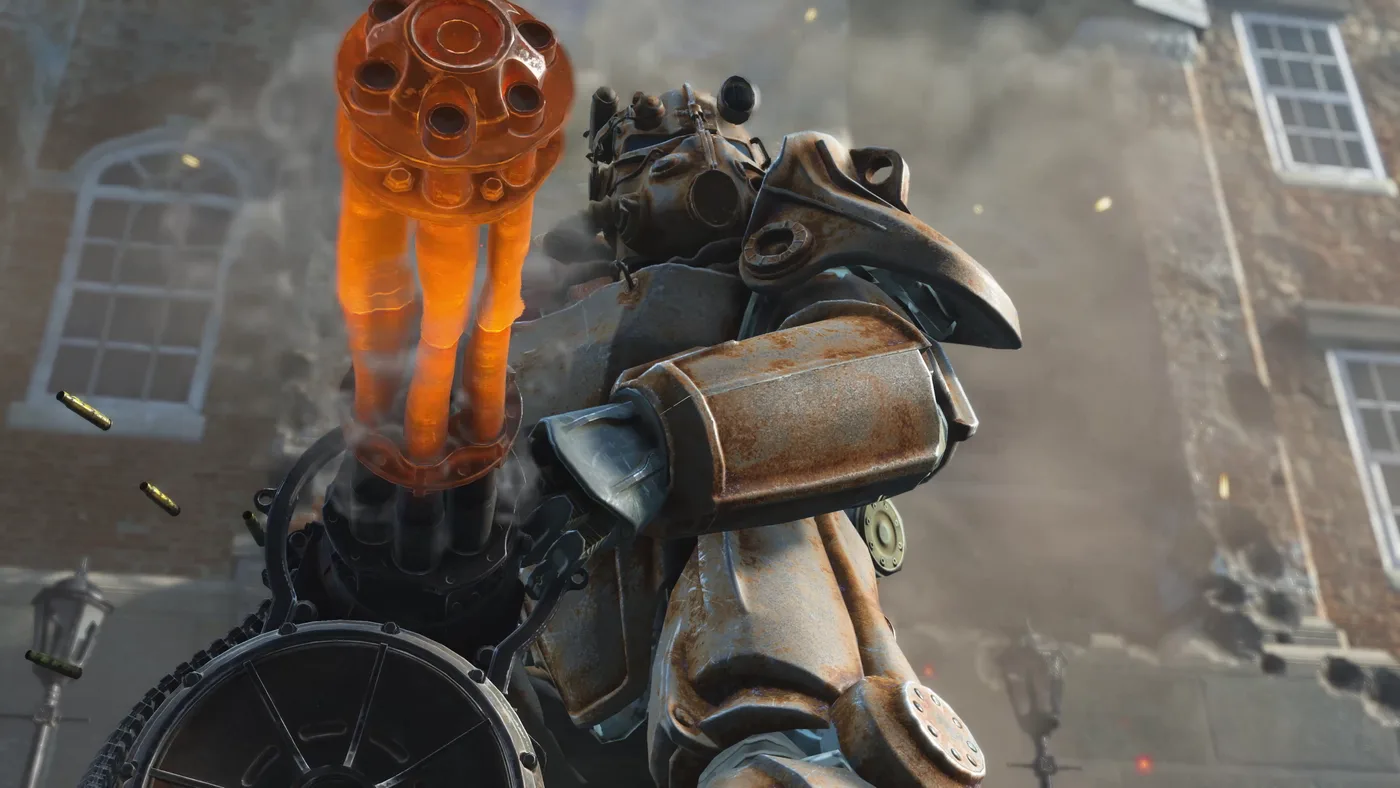 Fallout 4 官方截圖:Power Armor 仍然係系列最易認的符號