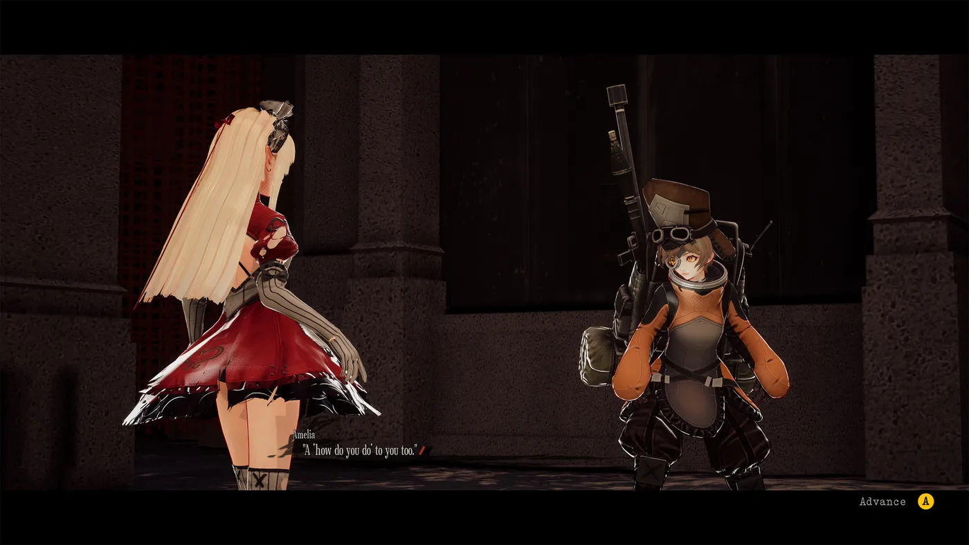 Mahou Arms 漫畫式角色對話過場
