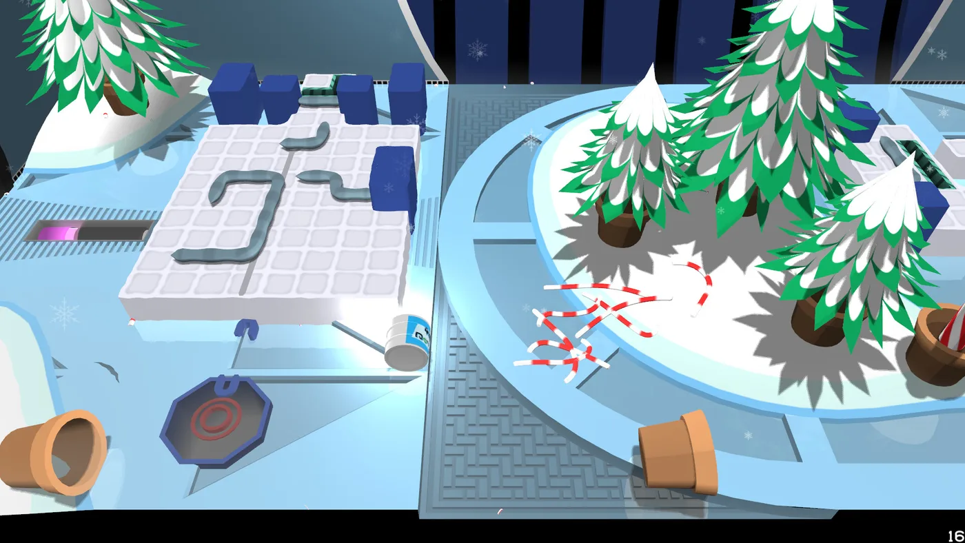 Can of Wormholes compact grid puzzle scene