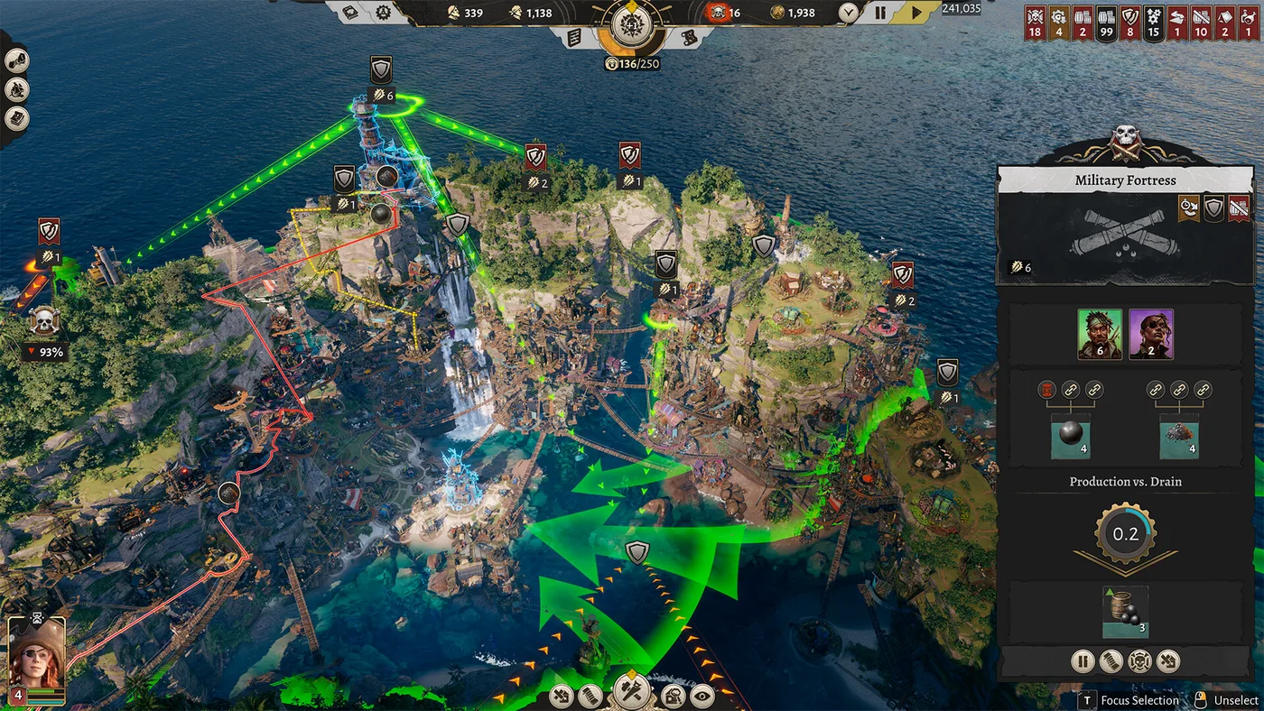 Corsair Cove 碼頭船塢與艦隊整備