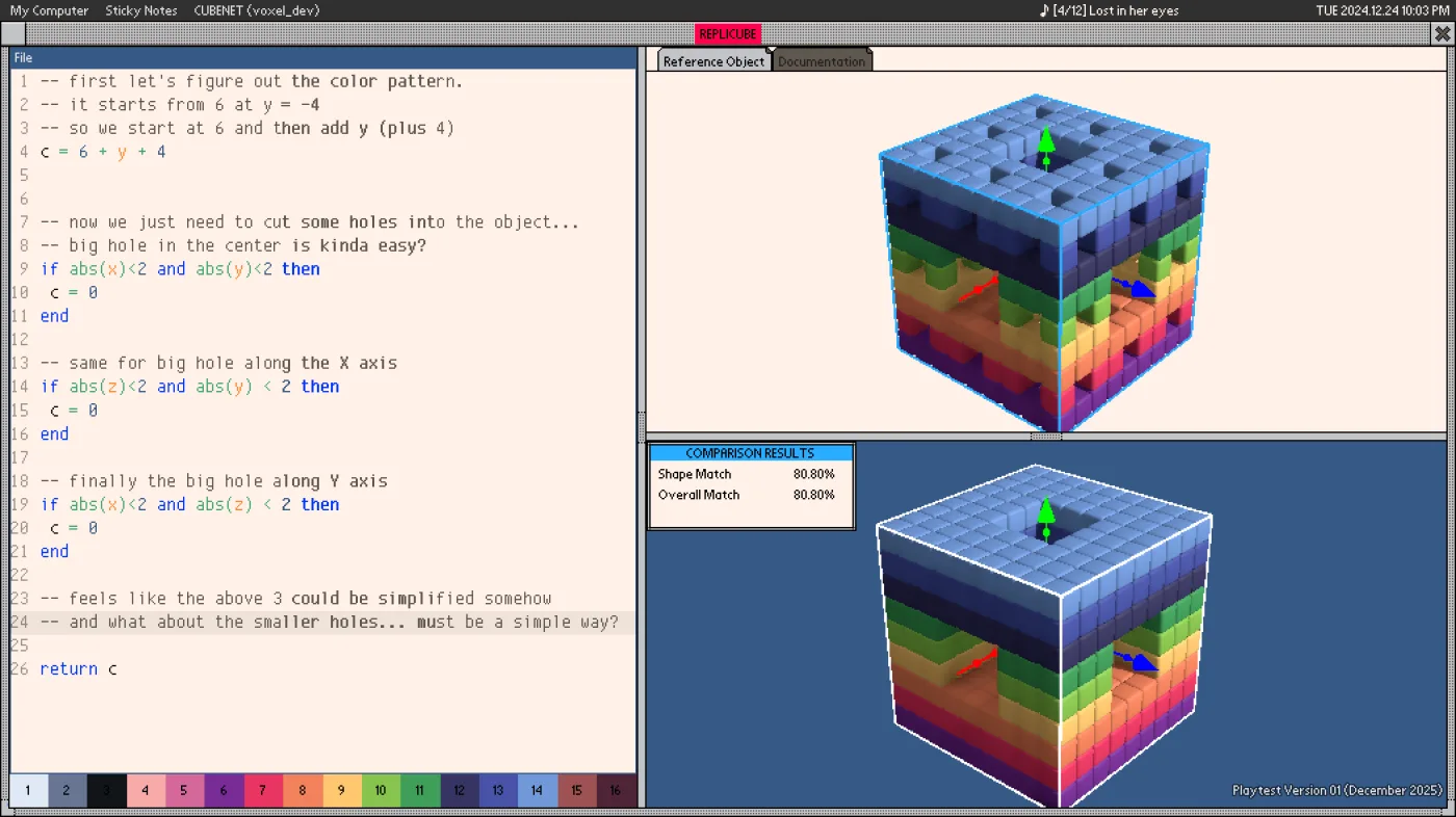 Replicube Menger sponge 立體圖形挑戰