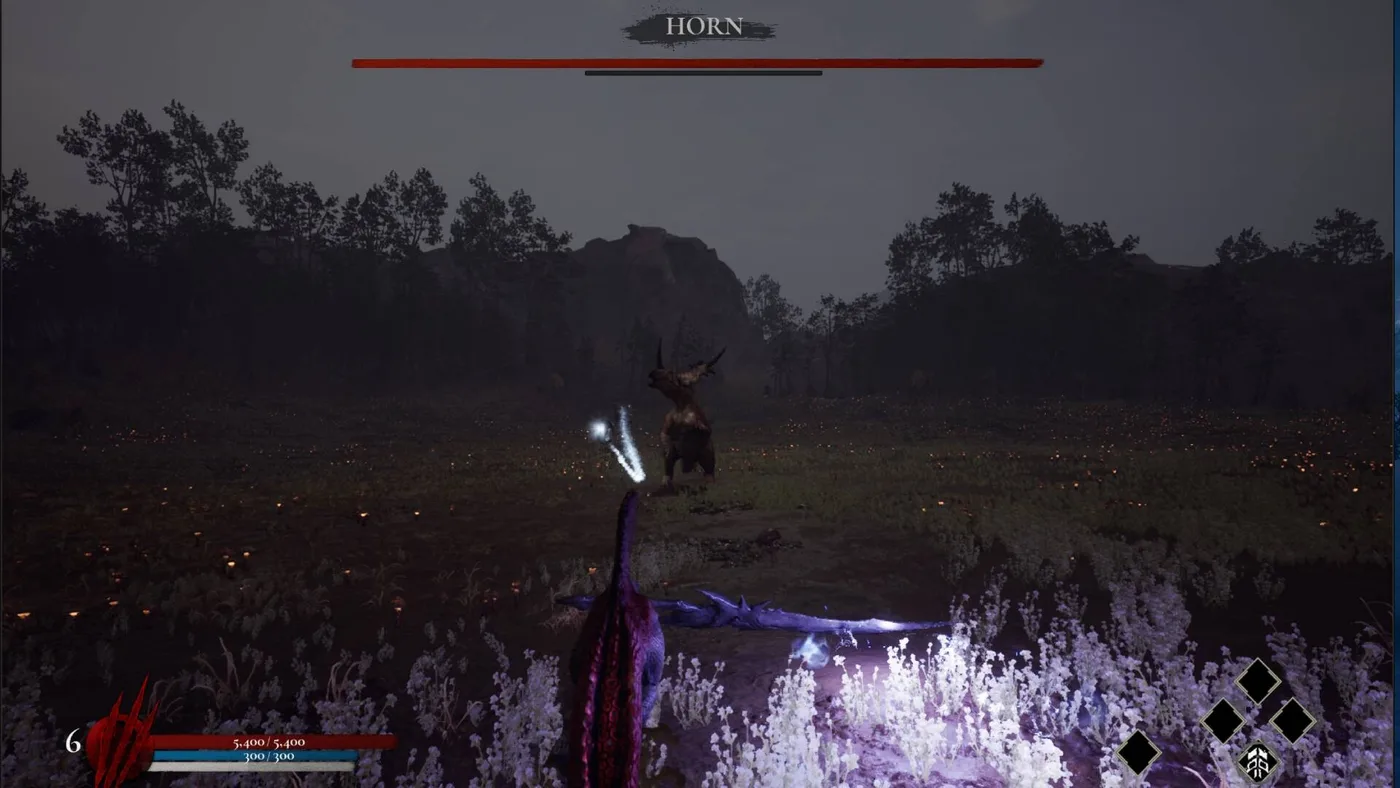 Dinoblade Boss 對峙與武器演出