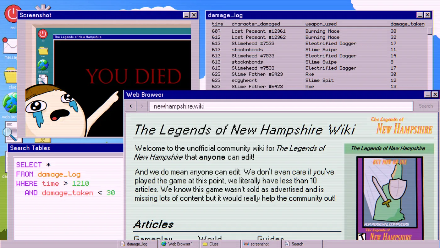 Database Detective 把遊戲紀錄、wiki 與 SQL 結果交叉比對