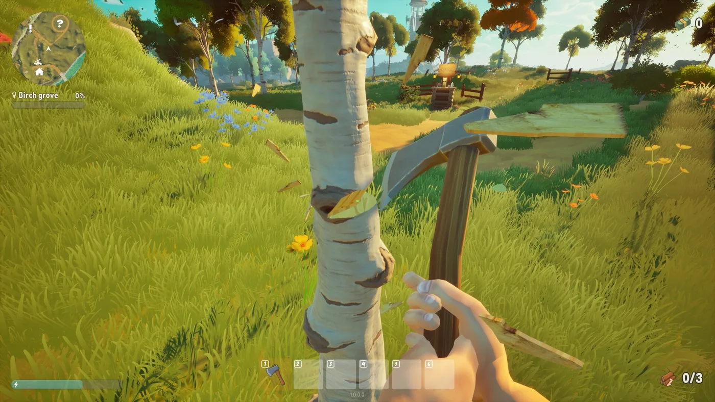 A Game About Chopping Trees 森林與手搖鐵路車
