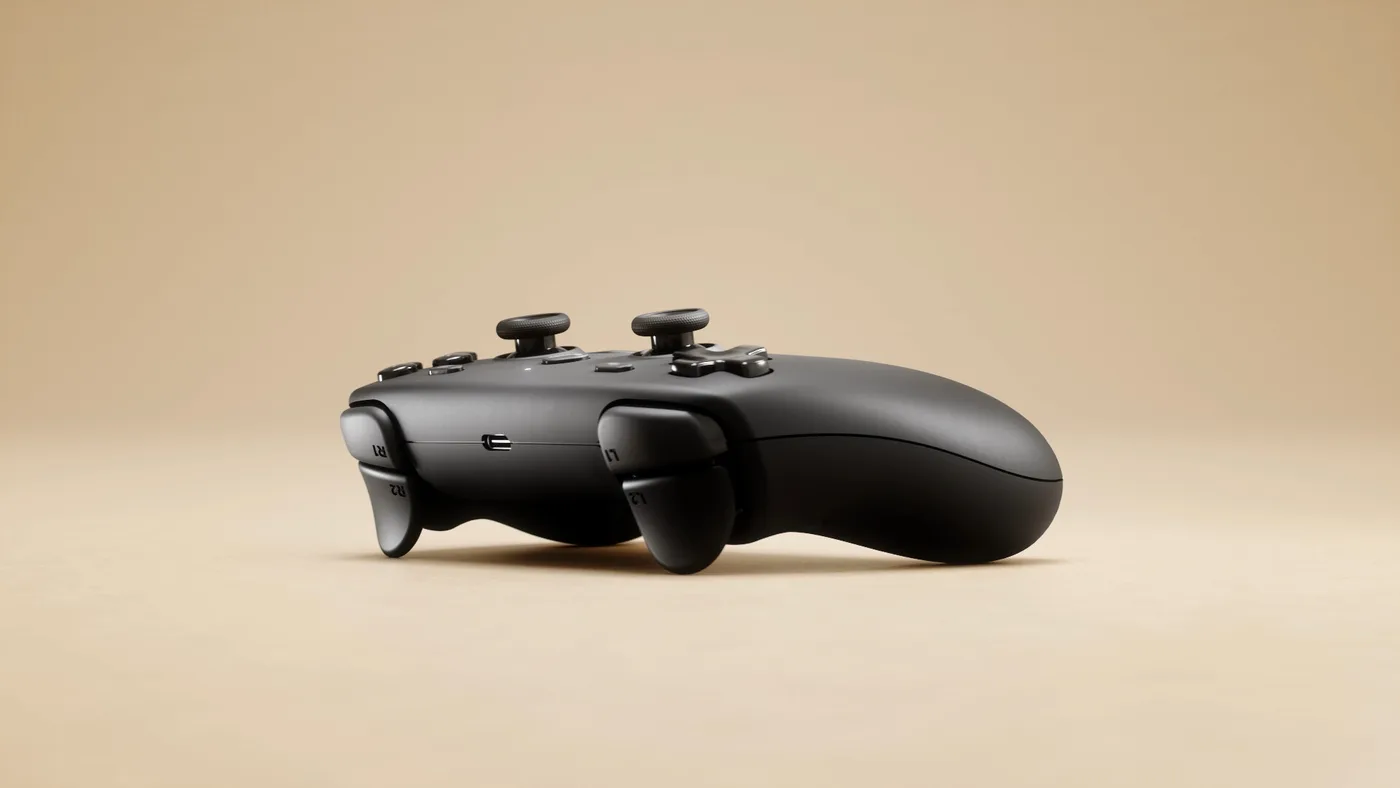 Steam Controller 正面與主要按鍵配置