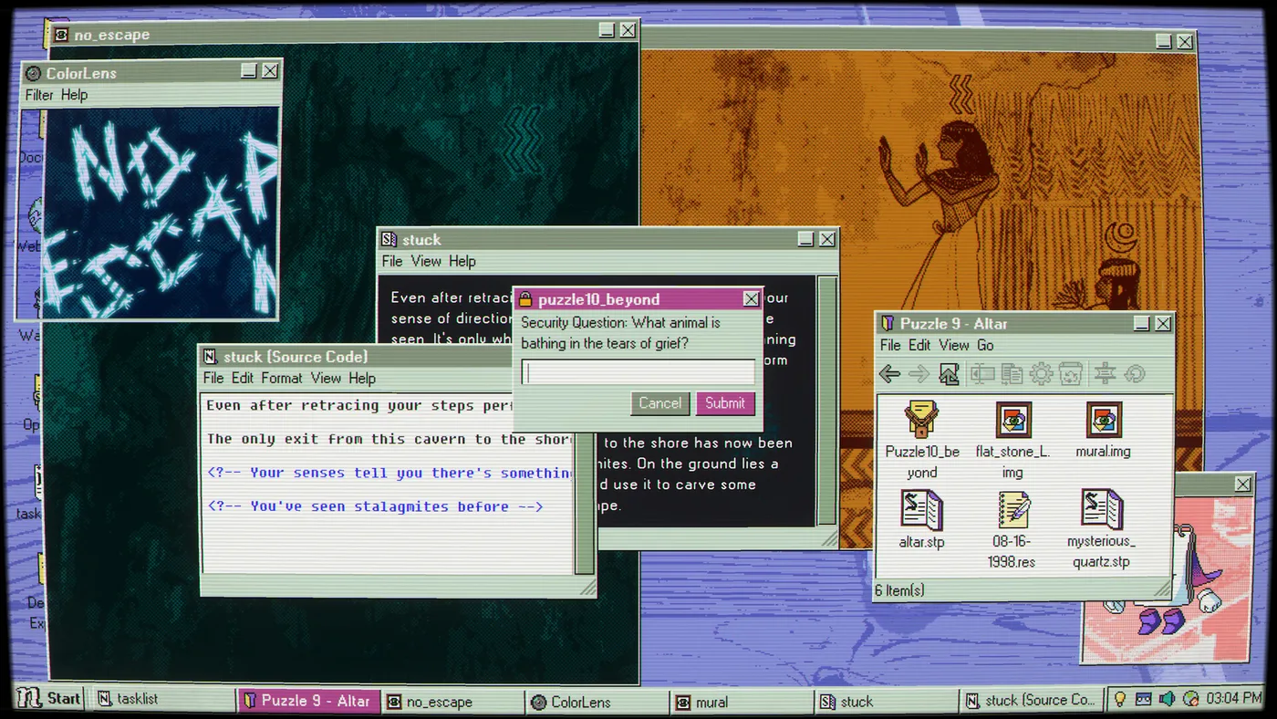 Desktop Explorer mystery