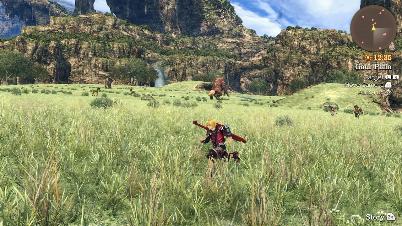 Xenoblade Chronicles 即時戰鬥畫面