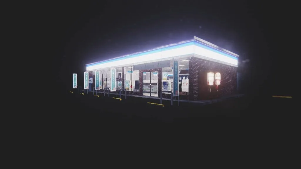 《夜勤事件》深夜便利店內部