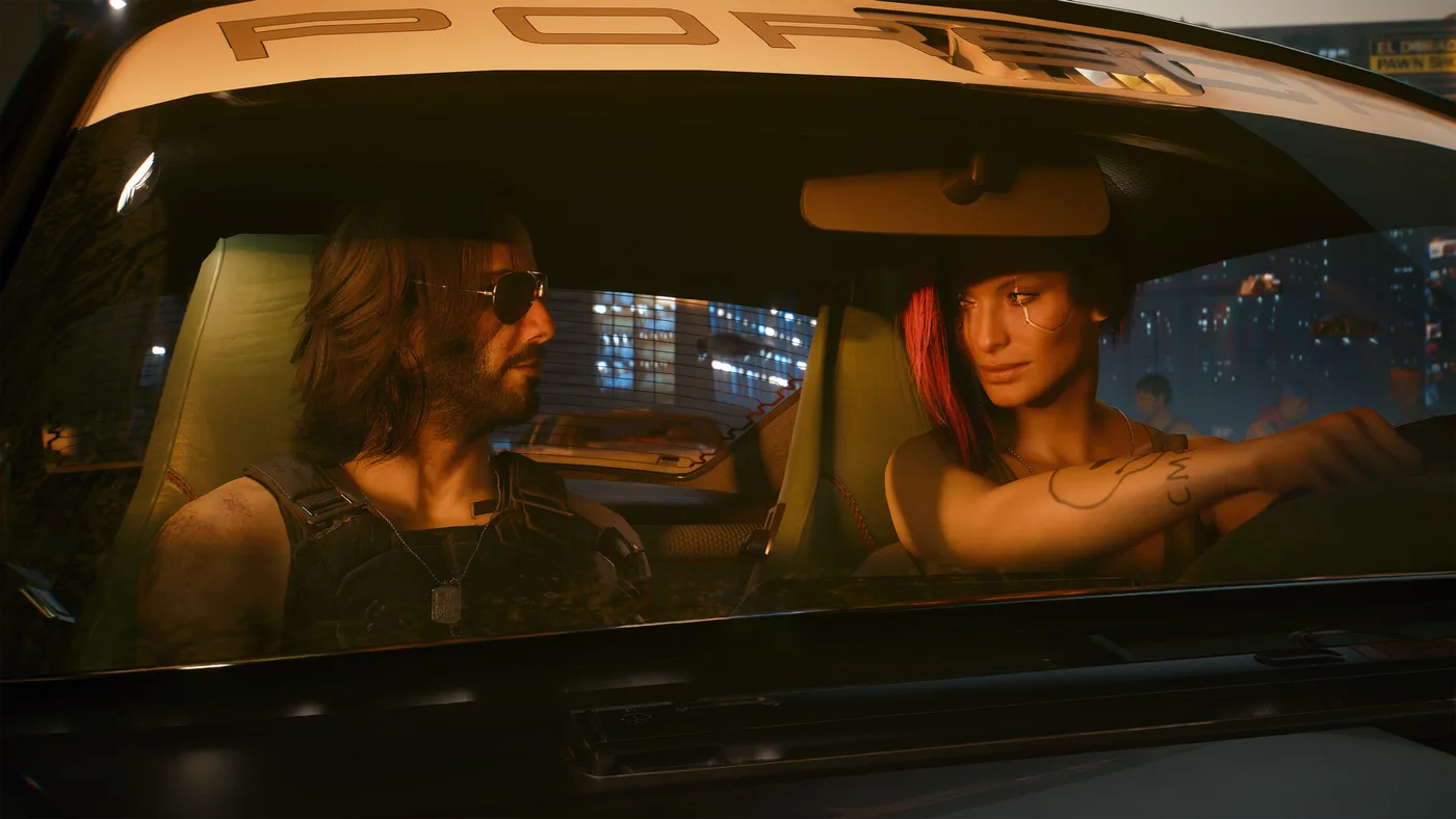 Cyberpunk 2077 夜城街頭