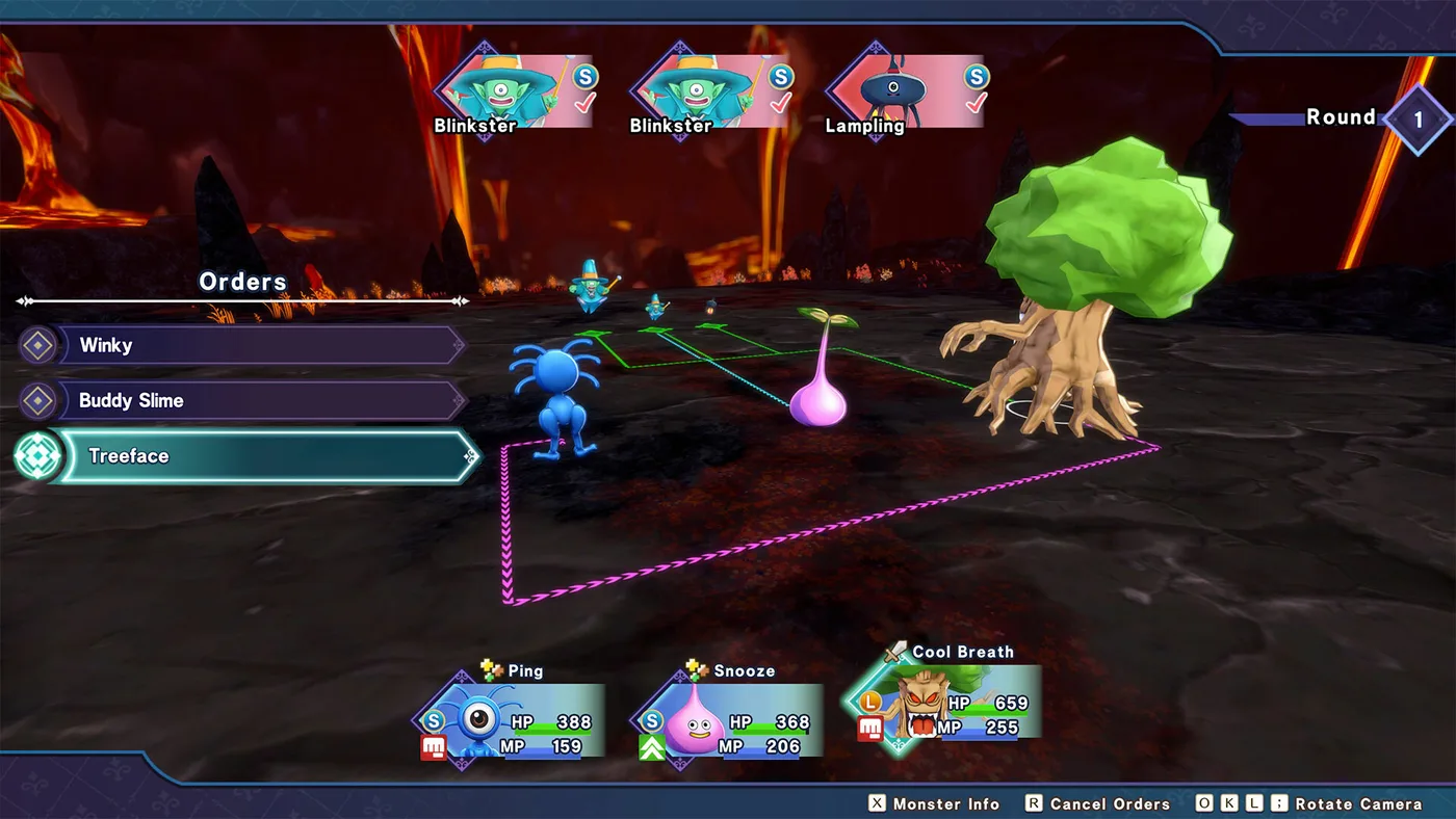 Dragon Quest Monsters 3 合成及育成畫面