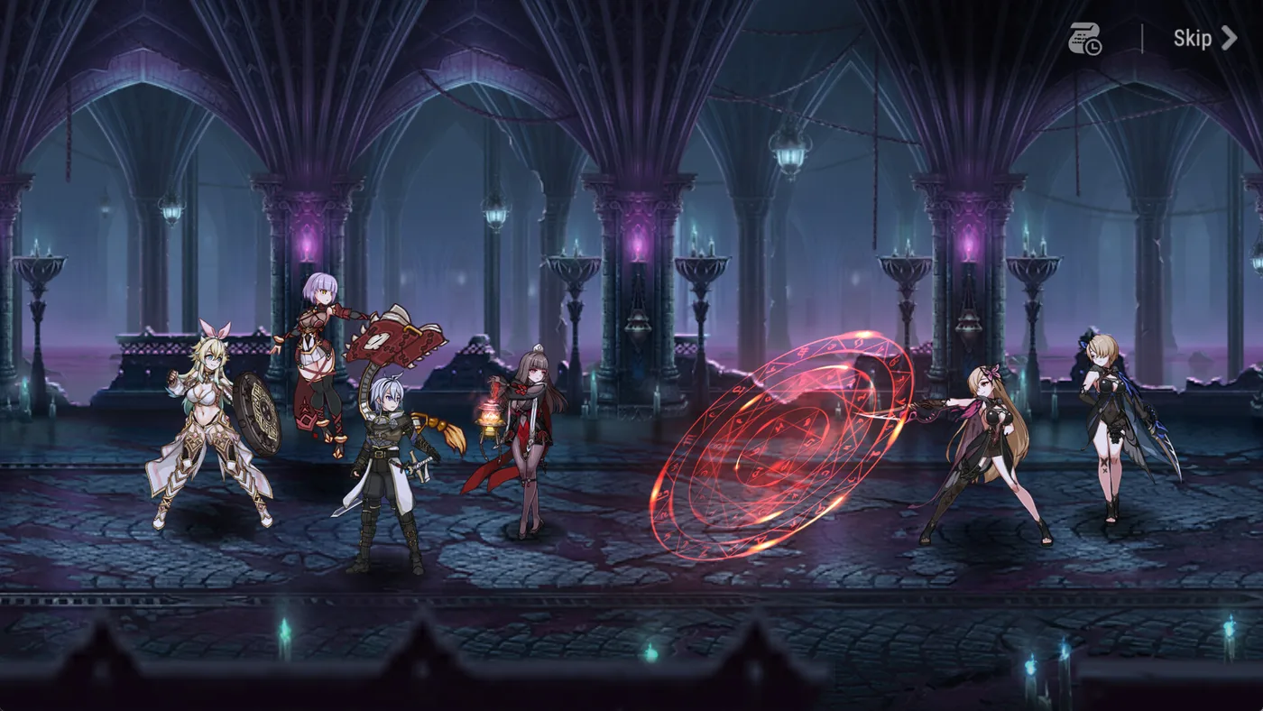 Epic Seven 英雄技能動畫畫面