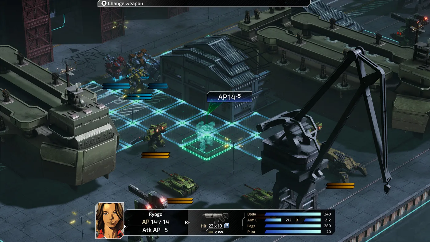 FRONT MISSION 3 Remake 機甲戰鬥截圖